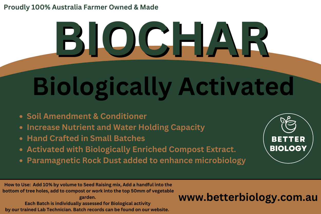 Biochar 15 litre Bucket - Better Biology