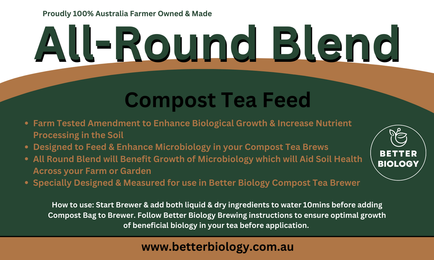 Feed Stock for Compost Tea - Small 240L Compost Tea Brewing